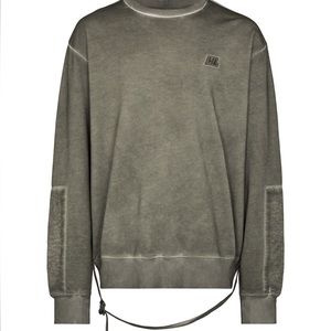 HELMUT LANG
washed military crewneck sweatshirt